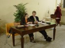  Marta Dell'Asta, relatrice, con Luigi Casalini, nel salone dell'Oratorio