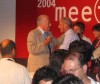 Massimo Caprara e Don Alberto, 
dopo l'incontro tenuto al Meeting di Rimini